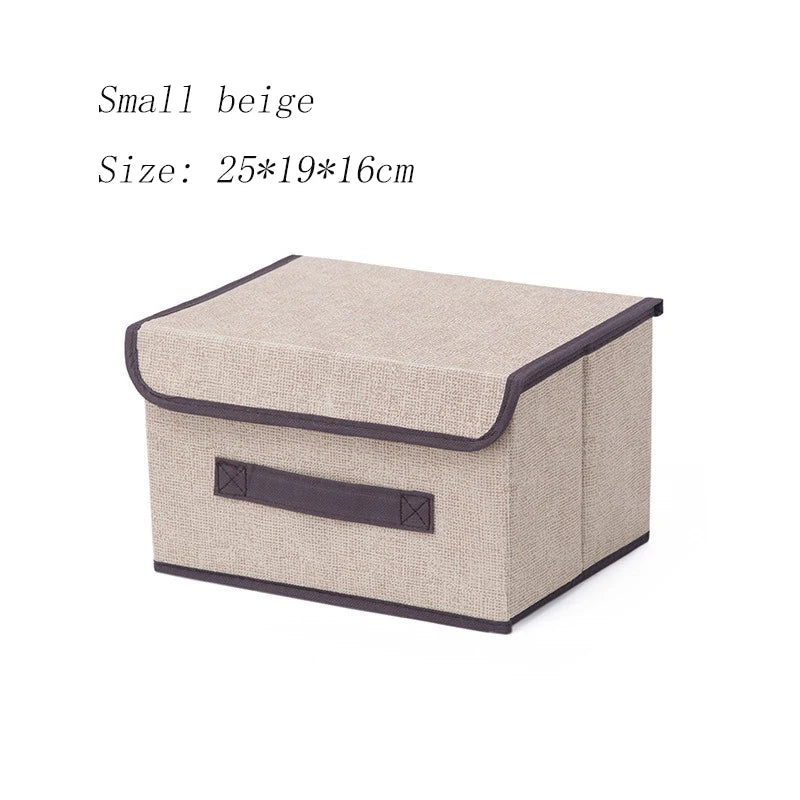 1-2Pcs Clothing Storage and Organization Sundries Organizer for Underwear Dustproof Non-woven Multi-function Foldable Box Home