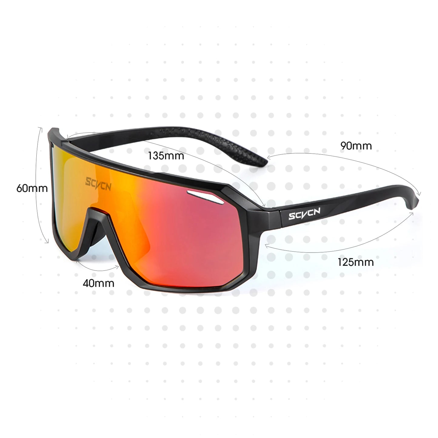 SCVCN Sports Men UV400 Sunglasses Cycling Glasses Runing Cycl Camp Bike Eyewear MTB Outdoor Goggles Bicycle Women Hunting