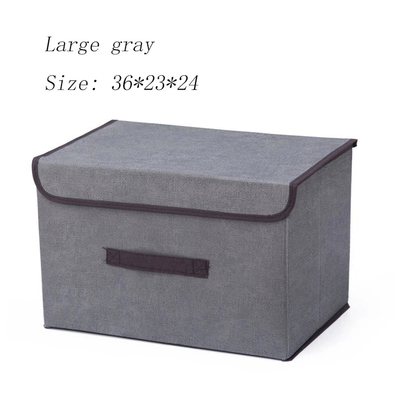 1-2Pcs Clothing Storage and Organization Sundries Organizer for Underwear Dustproof Non-woven Multi-function Foldable Box Home