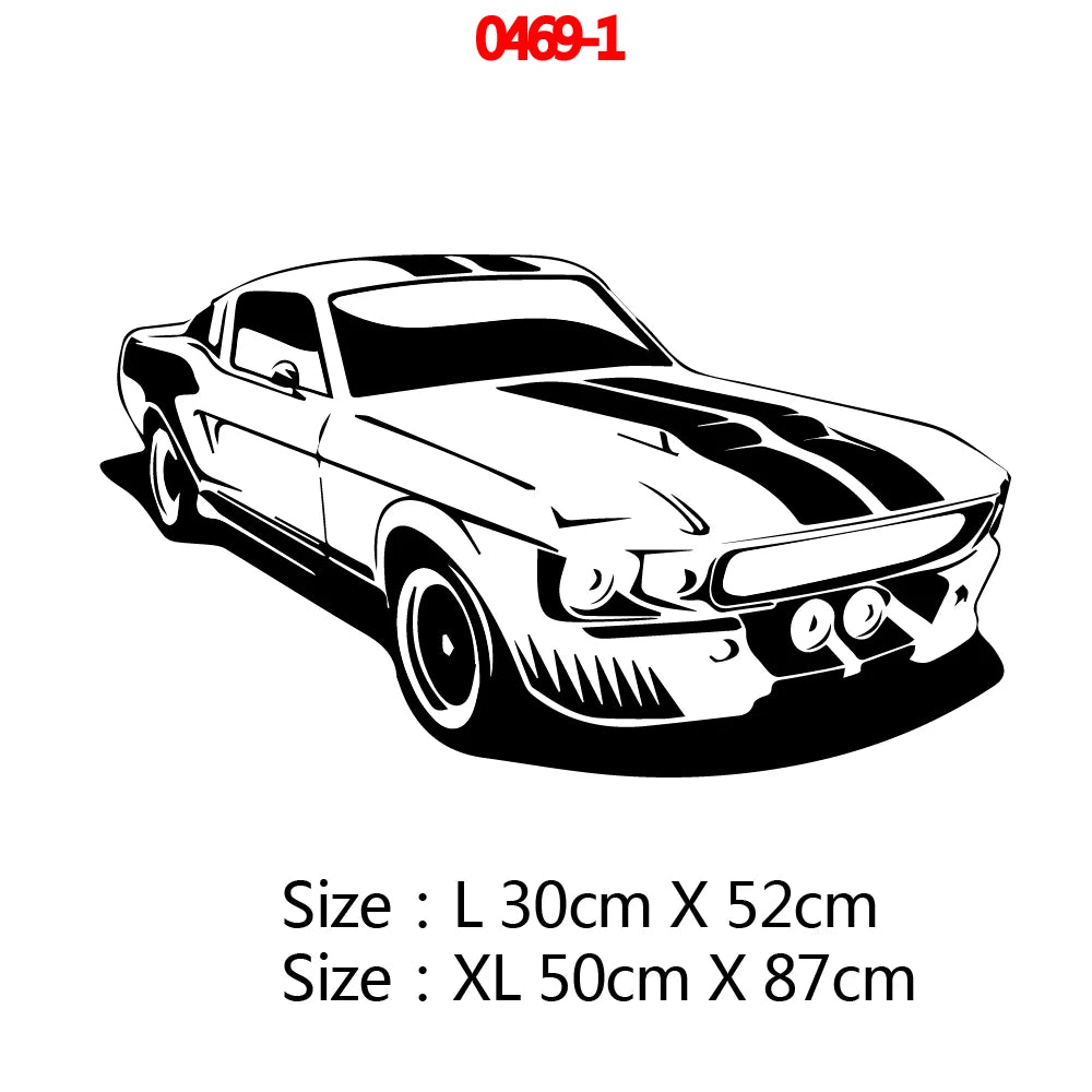 Modern Stickers Sport Car Vinyl Wallpaper For Living Room decor Wall Sticker Bedroom Home Decor Wall decals Mural