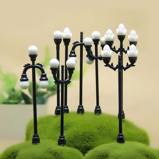 Craft Vintage DIY Miniature Lamp Creative Garden Home Decoration Mini Artificial Micro Landscaping For Handmade Accessories