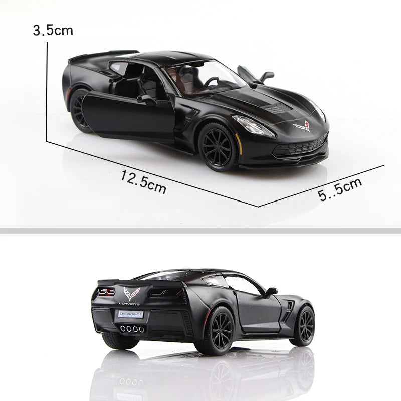 5 Inch Matte Black Car Simulation Diecasts & Toy Vehicles T1 Bus G63 Mustang F150 GTR Supra 1:36 Alloy Model Gifts For Children