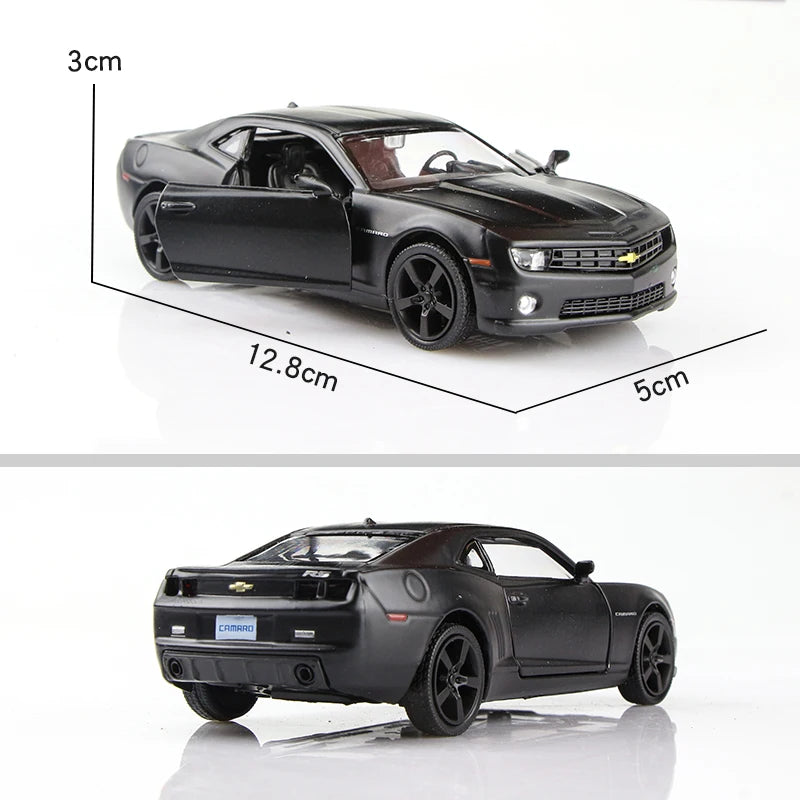 5 Inch Metal Car Matte Black Series T1 Transporter Bus F150 GTR G63 Simulation Diecasts & Toy Vehicles RMZ city 1:36 Alloy Model