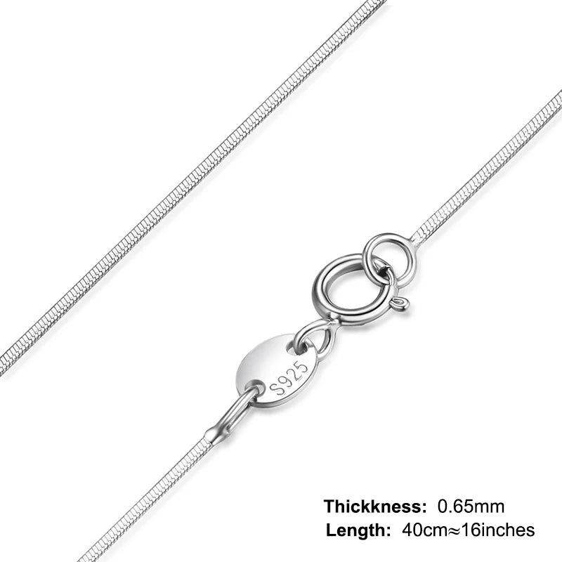 JewelryPalace Genuine 100% 925 Sterling Silver Necklace Ingot Twisted Trace Belcher Snake Bar Singapore Box Chain Necklace Women