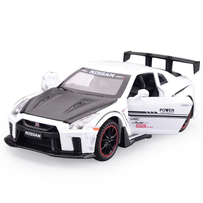 1:32 NISSAN GTR GT-R R35 R34 Supercar Alloy Car Model Diecasts & Toy Vehicles Toy Cars Kid Toys For Children Gifts Boy Toy