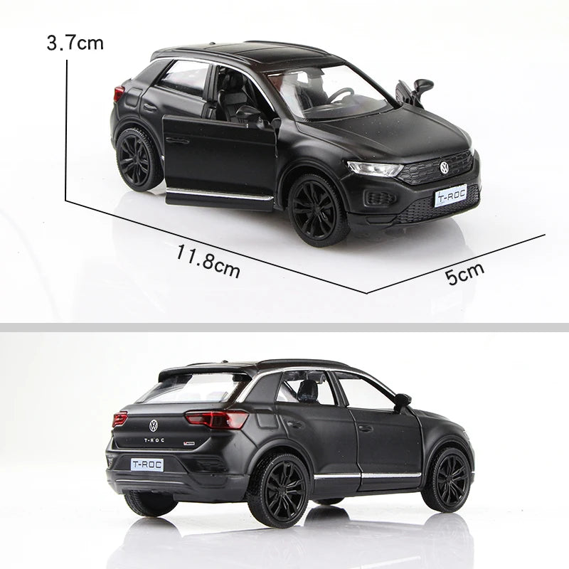 5 Inch Matte Black Car Simulation Diecasts & Toy Vehicles T1 Bus G63 Mustang F150 GTR Supra 1:36 Alloy Model Gifts For Children