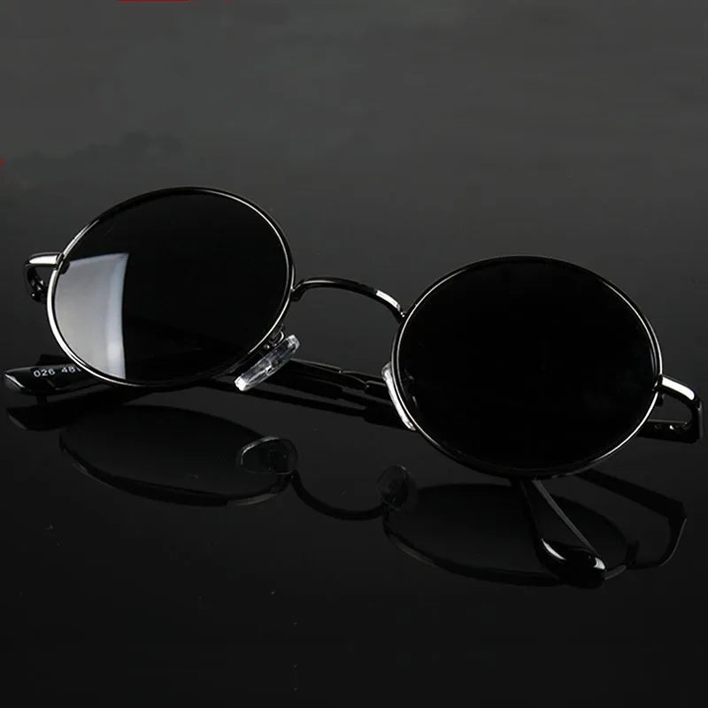 MYT_0256 Retro Round Polarized Sunglasses Men Women Brand Designer Male Female Sun Glasses Metal Frame Eyewear Driving  UV400