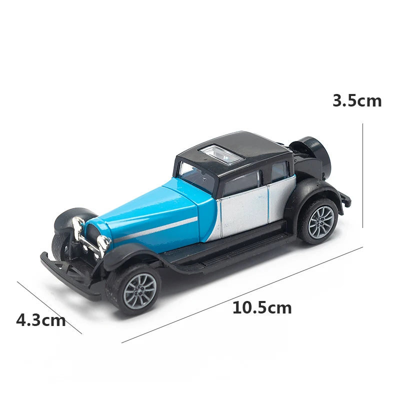 1:43 Alloy Vintage Diecast Car Model Car Classic Cadillacs V8 Pull Back Car Model Miniature Vehicle Replica Gift For Kids Adults