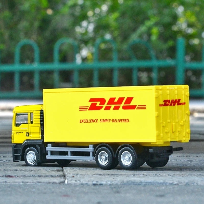 Simulation Exquisite Diecasts & Toy Vehicles Commercial Container Transport Truck RMZ city 1:64 Alloy Car Model Christmas Gifts