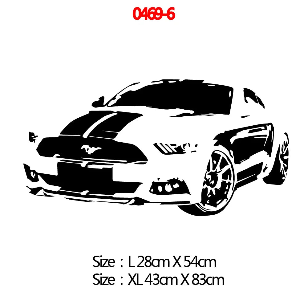 Modern Stickers Sport Car Vinyl Wallpaper For Living Room decor Wall Sticker Bedroom Home Decor Wall decals Mural