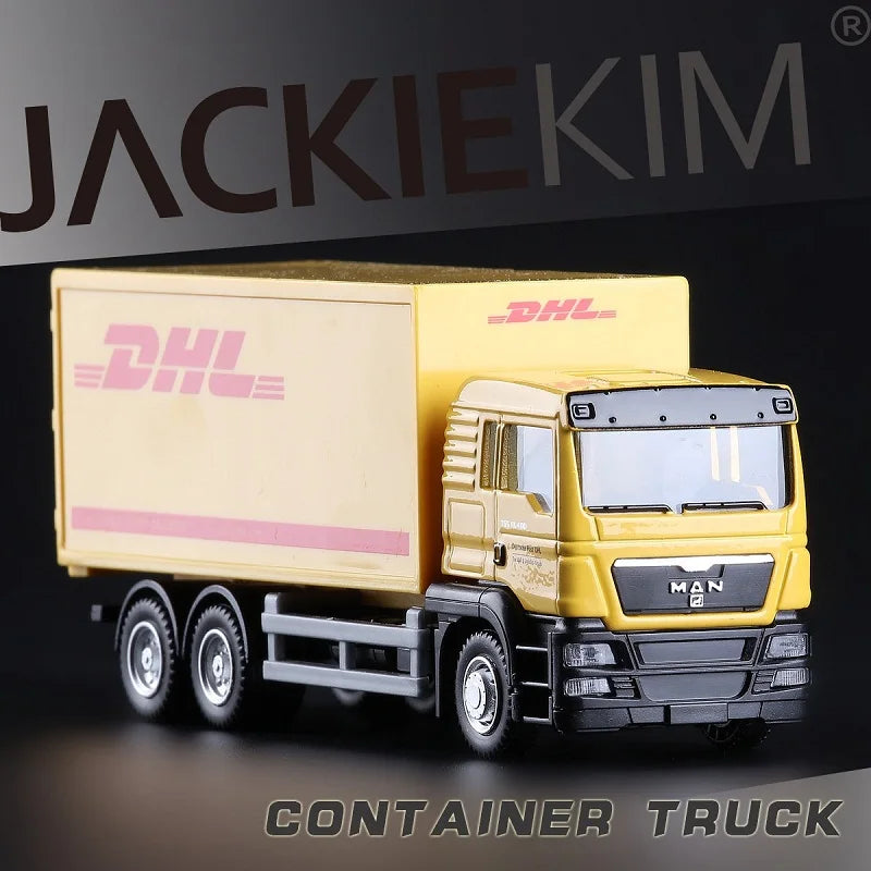 Simulation Exquisite Diecasts & Toy Vehicles Commercial Container Transport Truck RMZ city 1:64 Alloy Car Model Christmas Gifts