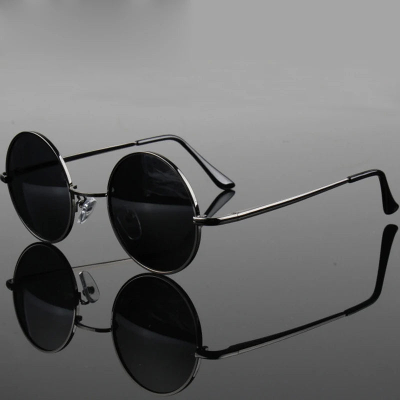 MYT_0256 Retro Round Polarized Sunglasses Men Women Brand Designer Male Female Sun Glasses Metal Frame Eyewear Driving  UV400