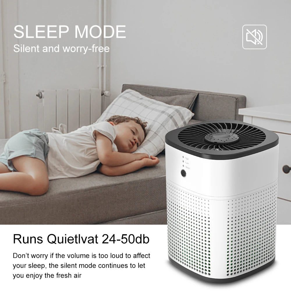 OUNEDA HY1800 Air Purifier For Home Protable True H13 HEPA & Carbon Filters Efficient Purifying Air Cleaner Aroma Diffuser