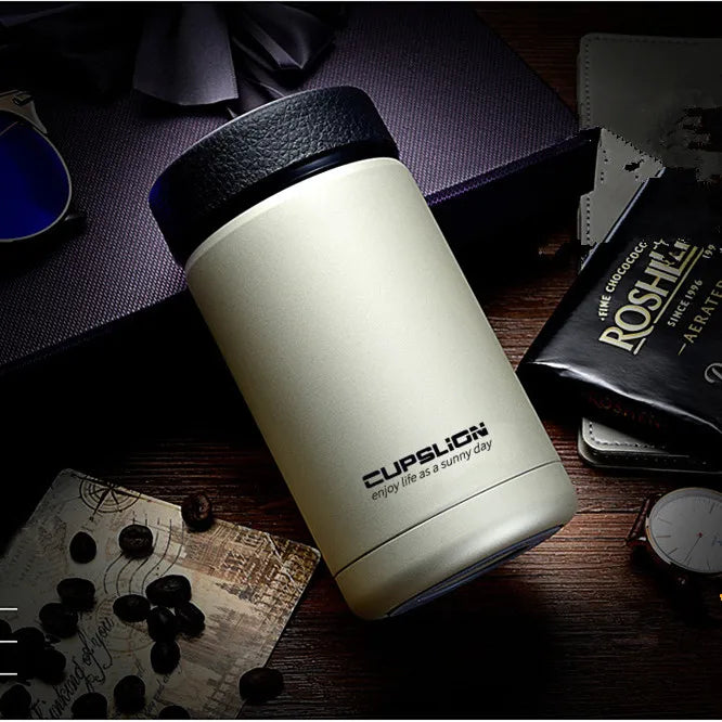 400ml Business Style Stainless Steel Thermos Mugs Car Vacuum Flasks Coffee Tea Cups Thermol Water Insulated Bottle Tumbler