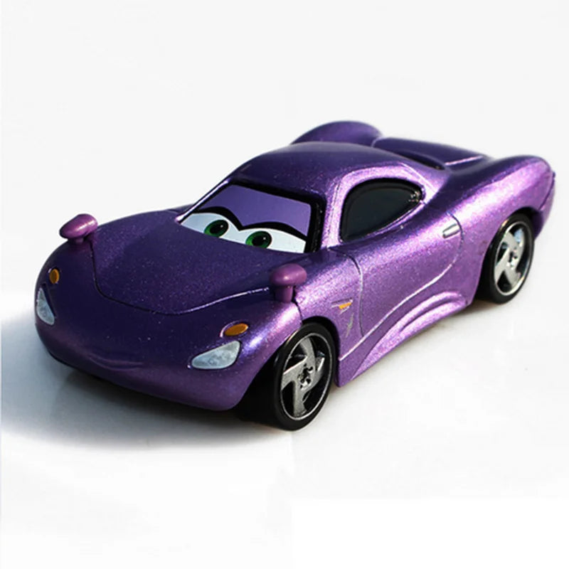 Disney Pixar Cars 3 Toys Lightning Mcqueen Race Div Fritter Miss Frank Collection 1:55 Diecast Metal Alloy Model Car Toy Gifts