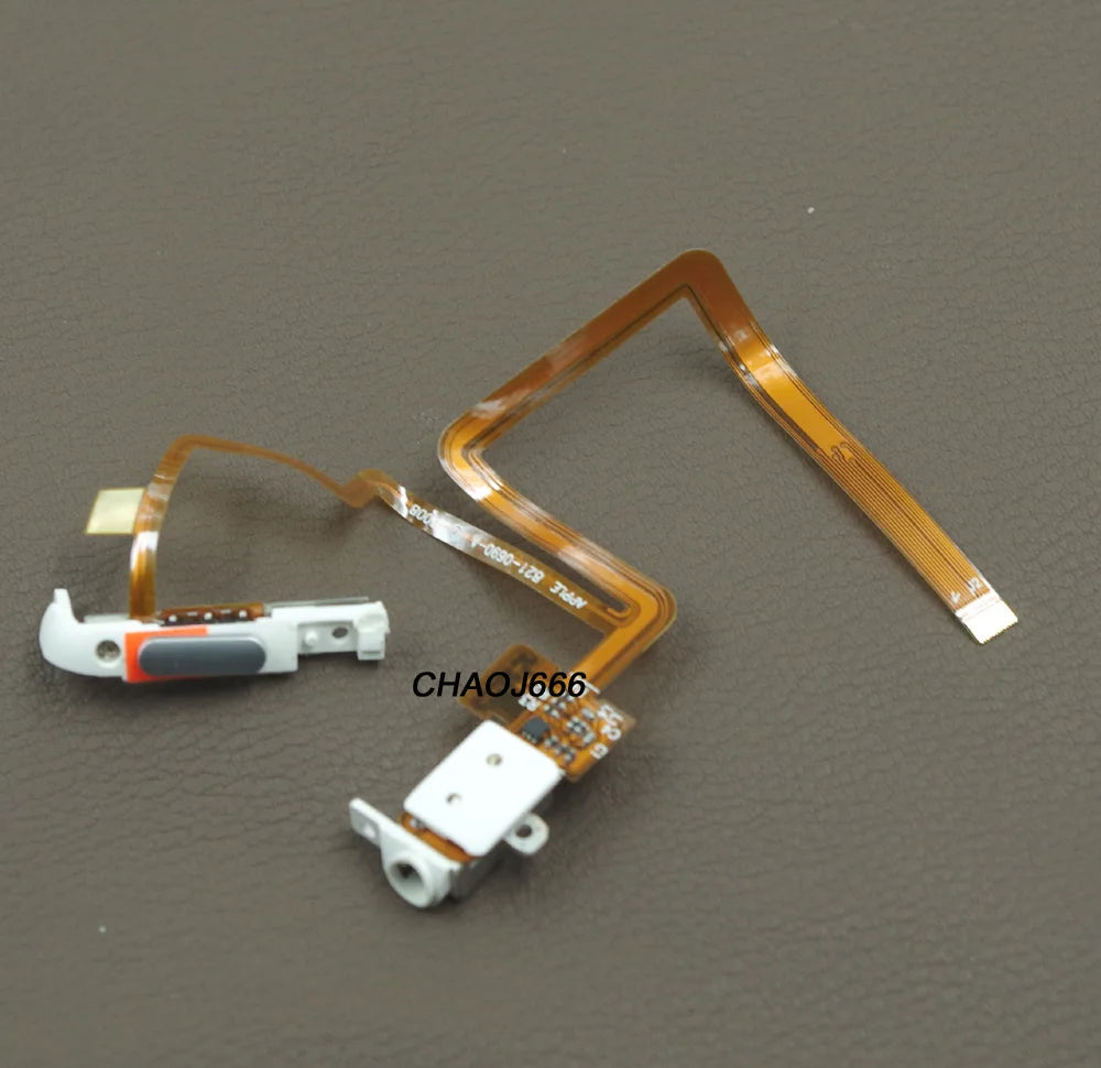 Thin Black White Headphone Jack Audio Jack Hold Switch Flex Ribbon Cable for iPod 6th Classic 80GB 120GB 7th Classic Thin 160GB