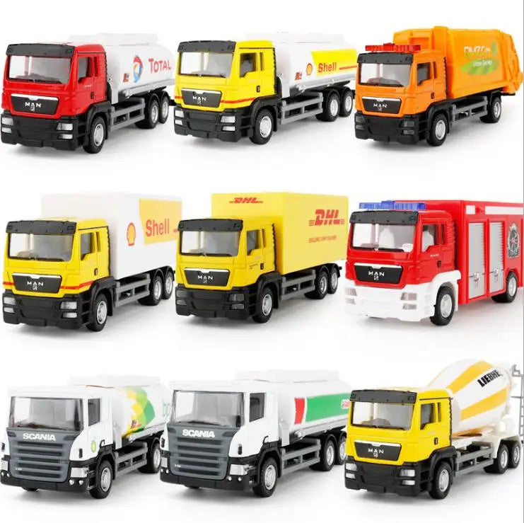 1:50 High simulation vehicle,Engineering vehicles, alloy car models toys, tankers,Diecast metal Car toys,free shipping