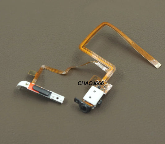 Thin Black White Headphone Jack Audio Jack Hold Switch Flex Ribbon Cable for iPod 6th Classic 80GB 120GB 7th Classic Thin 160GB