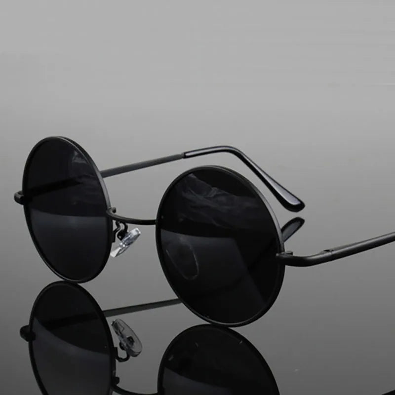 MYT_0256 Retro Round Polarized Sunglasses Men Women Brand Designer Male Female Sun Glasses Metal Frame Eyewear Driving  UV400