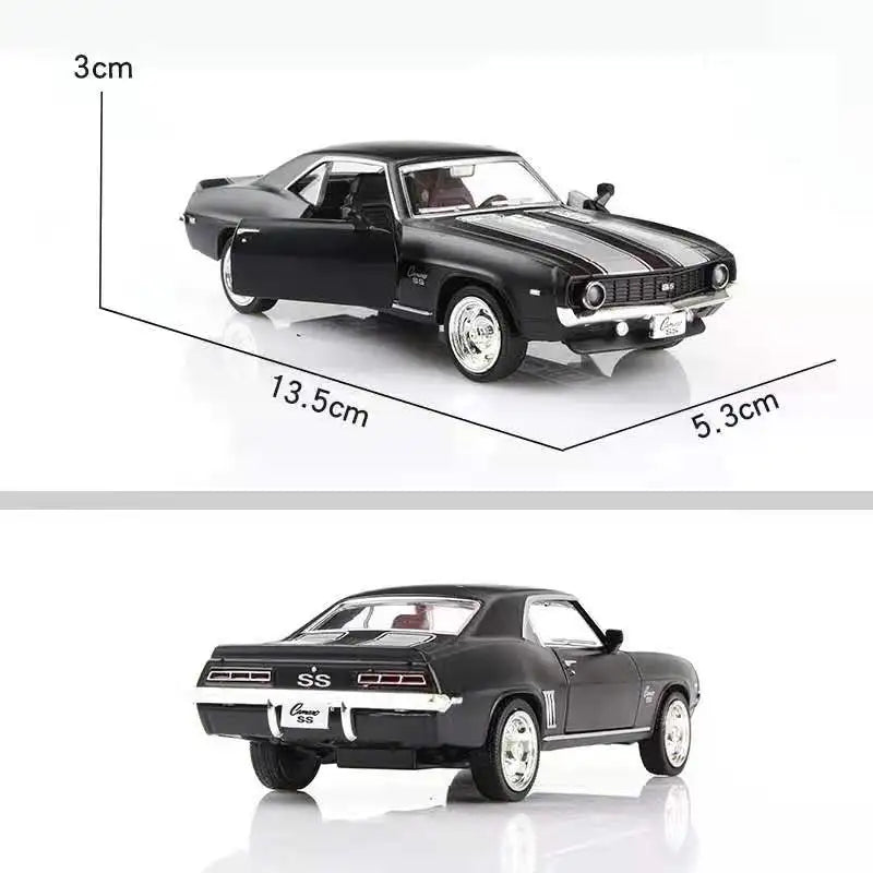 5 Inch Matte Black Car Simulation Diecasts & Toy Vehicles T1 Bus G63 Mustang F150 GTR Supra 1:36 Alloy Model Gifts For Children