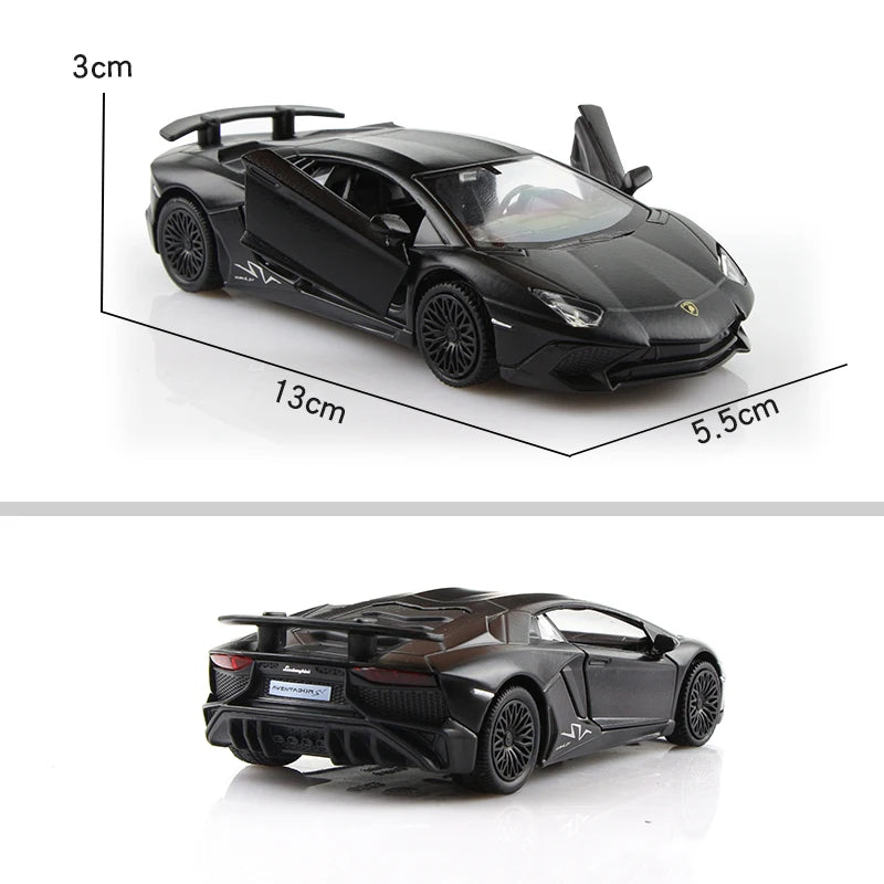 5 Inch Matte Black Car Simulation Diecasts & Toy Vehicles T1 Bus G63 Mustang F150 GTR Supra 1:36 Alloy Model Gifts For Children