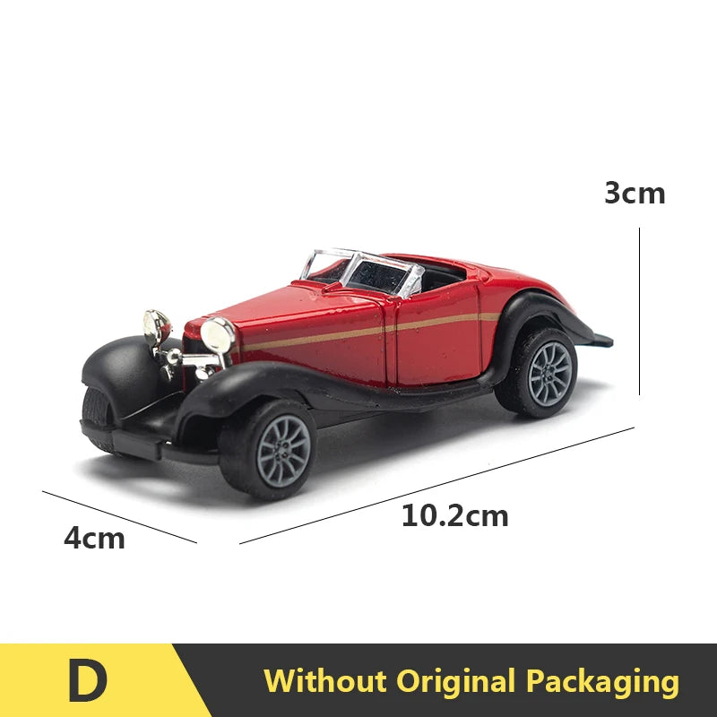 1:43 Alloy Vintage Diecast Car Model Car Classic Cadillacs V8 Pull Back Car Model Miniature Vehicle Replica Gift For Kids Adults