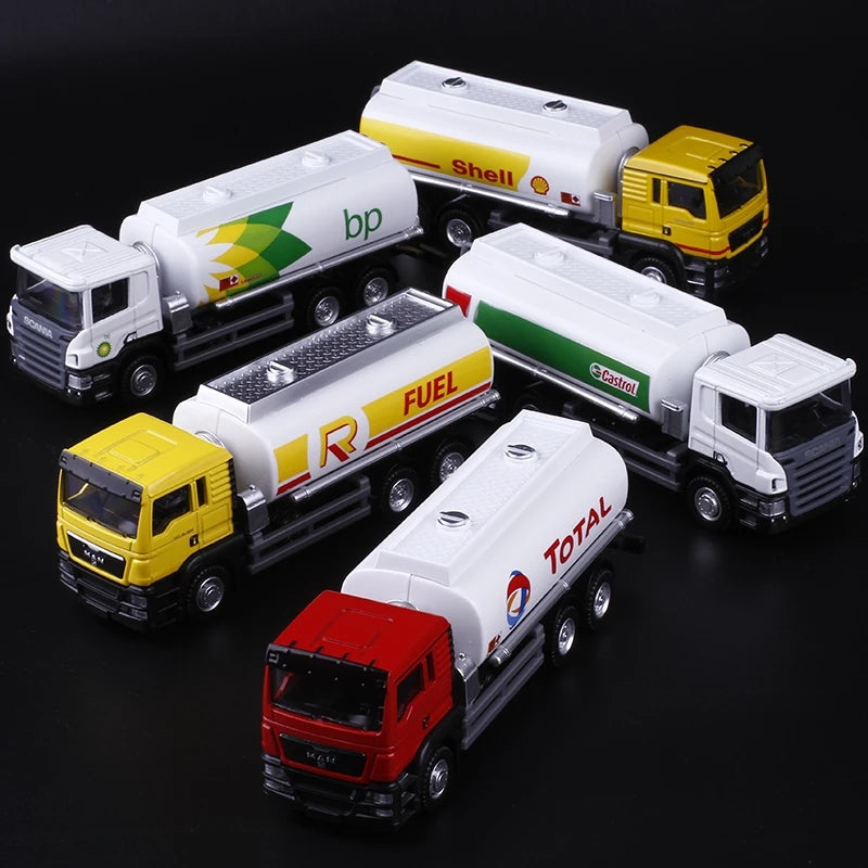 MAN Oil Tank Truck Gifts For Boys Simulation Exquisite Diecasts & Toy Vehicles RMZ city Car Styling 1:64 Alloy Collection Model