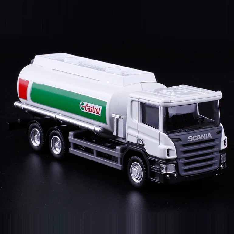 MAN Oil Tank Truck Gifts For Boys Simulation Exquisite Diecasts & Toy Vehicles RMZ city Car Styling 1:64 Alloy Collection Model