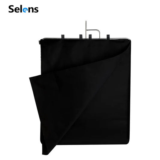 Selens 75x90cm Stainless Flag Panel Black Cloth For Fotografia Acessorios For Camera Video Studio Lighting Reflector Only Cloth