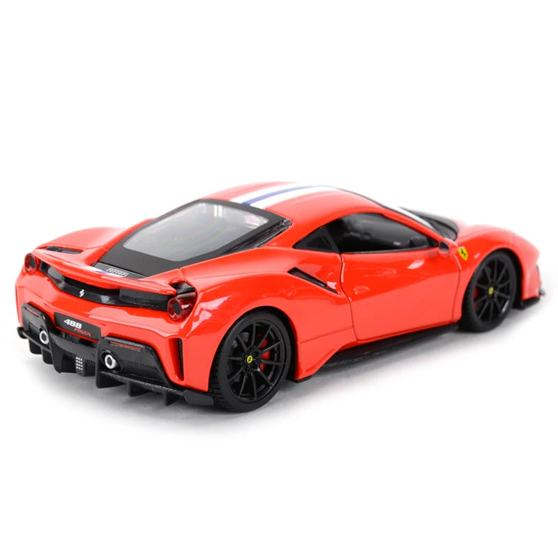 Bburago 1:24 Scale Ferrari 488 PISTA STRADALE Alloy Luxury Vehicle Diecast Cars Model Toy Collection Gift