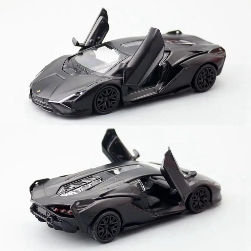 5 Inch Matte Black Car Simulation Diecasts & Toy Vehicles T1 Bus G63 Mustang F150 GTR Supra 1:36 Alloy Model Gifts For Children