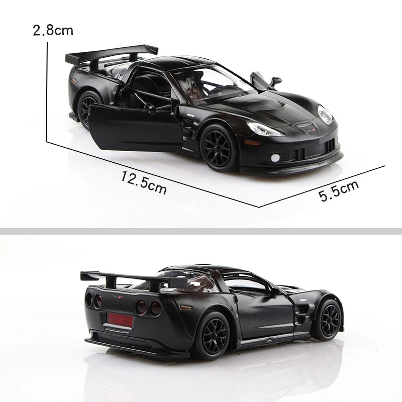 5 Inch Matte Black Car Simulation Diecasts & Toy Vehicles T1 Bus G63 Mustang F150 GTR Supra 1:36 Alloy Model Gifts For Children