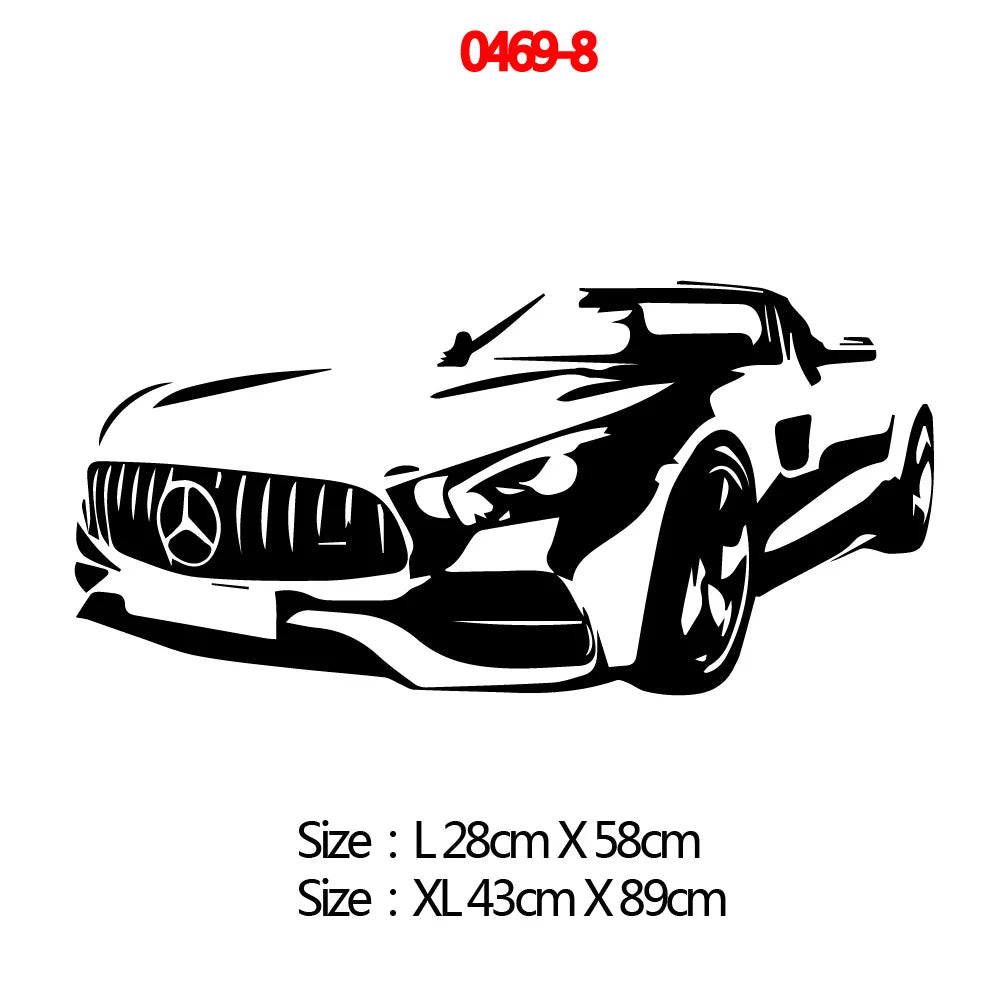 Modern Stickers Sport Car Vinyl Wallpaper For Living Room decor Wall Sticker Bedroom Home Decor Wall decals Mural