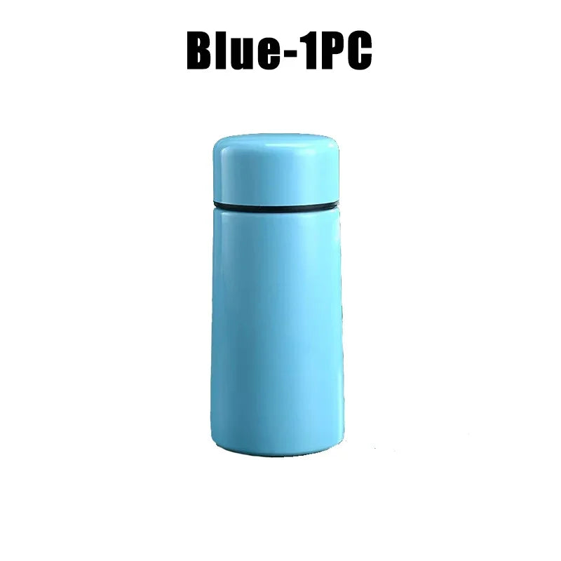 160ml Mini Portable Pocket Cup Travel 304 Stainless Steel Thermos Cup Creative Gift Cup with Lid Coffee Bottle Thermos Bottle