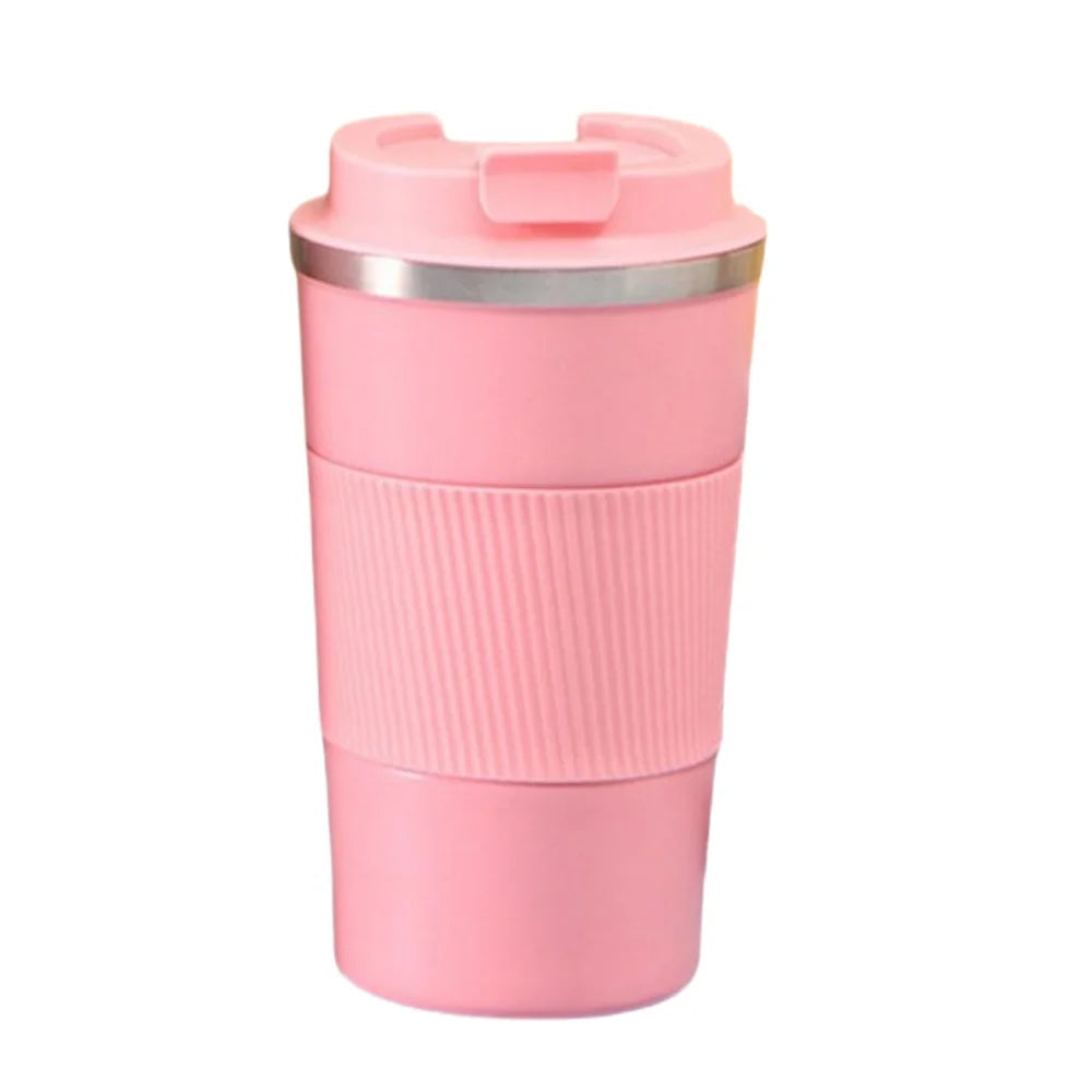 Stainless Steel Insulated Cup 12.85/17.25oz Double-layer Leak-Proof Travel Mug For Outdoor Sports Car Use Portable Vacuum Bottle