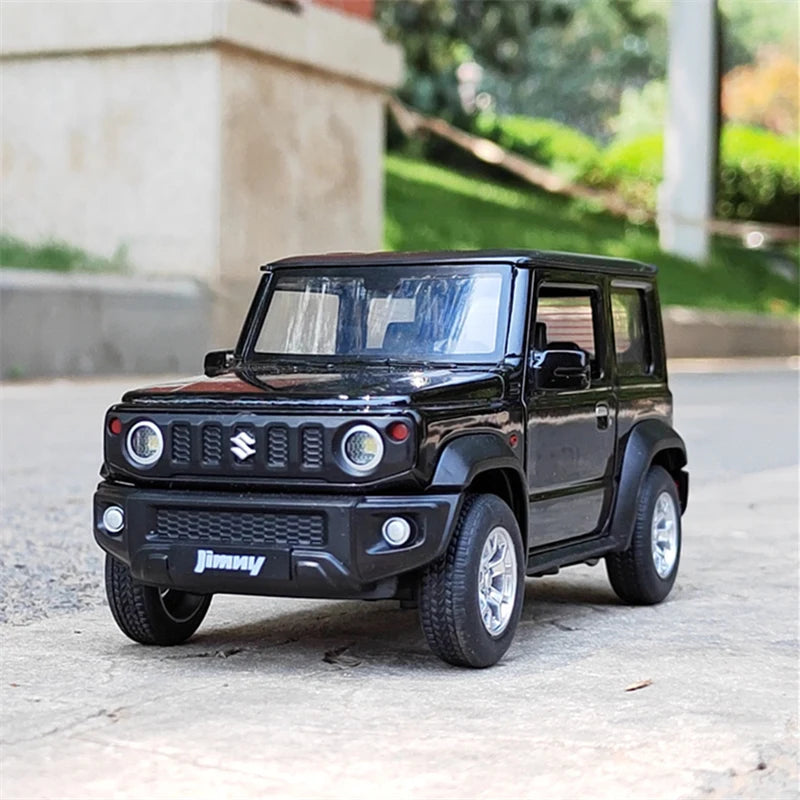 1:24 SUZUKI Jimny SUV Alloy Car Model Diecasts Metal Off-Road Vehicles Car Model Simulation Sound Light Collection Kids Toy Gift