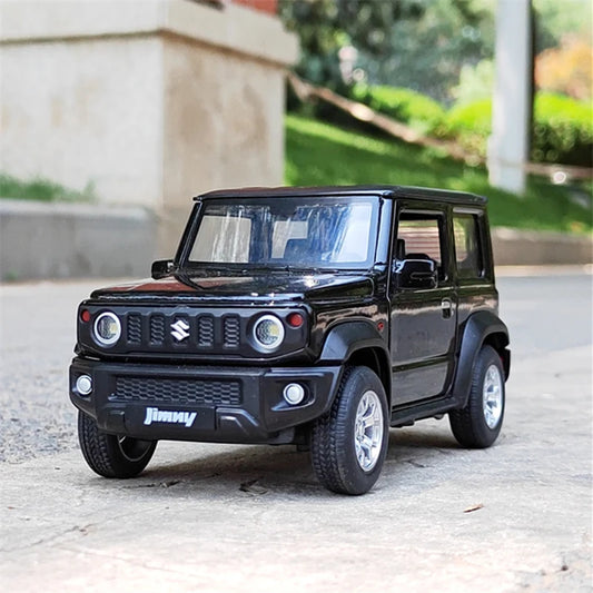 1:24 SUZUKI Jimny SUV Alloy Car Model Diecasts Metal Off-Road Vehicles Car Model Simulation Sound Light Collection Kids Toy Gift