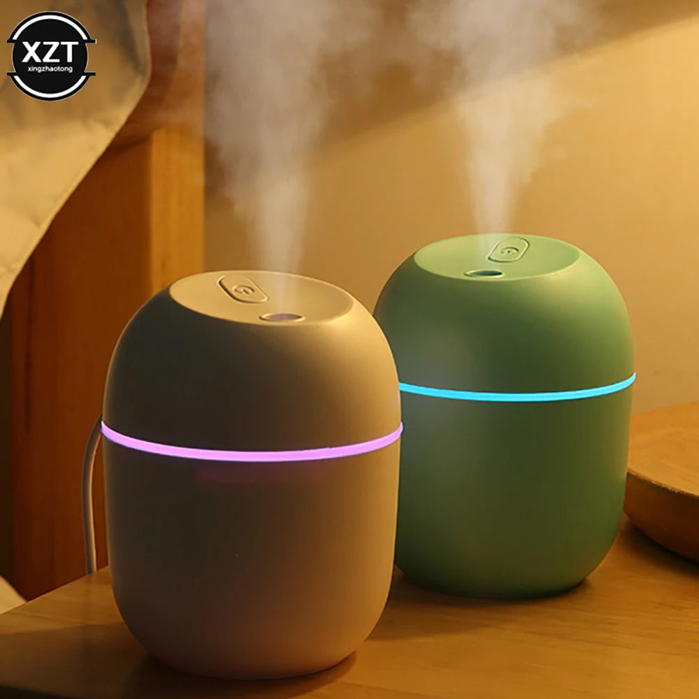 220ML Mini Aroma Oil Diffuser USB Essential Oil Atomizer Electric Air Humidifier With LED Night Lamp For Home Car Office