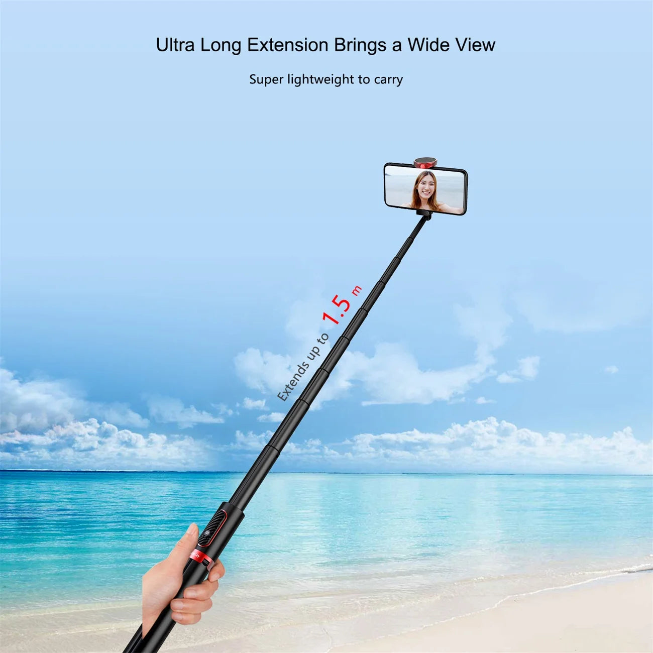 81cm/150cm Selfie Stick Tripod with Remote Wireless Phone Tripod Foldable Portable Phone Stand Holder for Smartphone