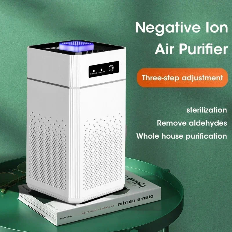 Smart Baby Air Purifier Negative Ions Generator Nano Filtration Formaldehyde Removal Intelligent Secondhand Smoke Air Ozonizer