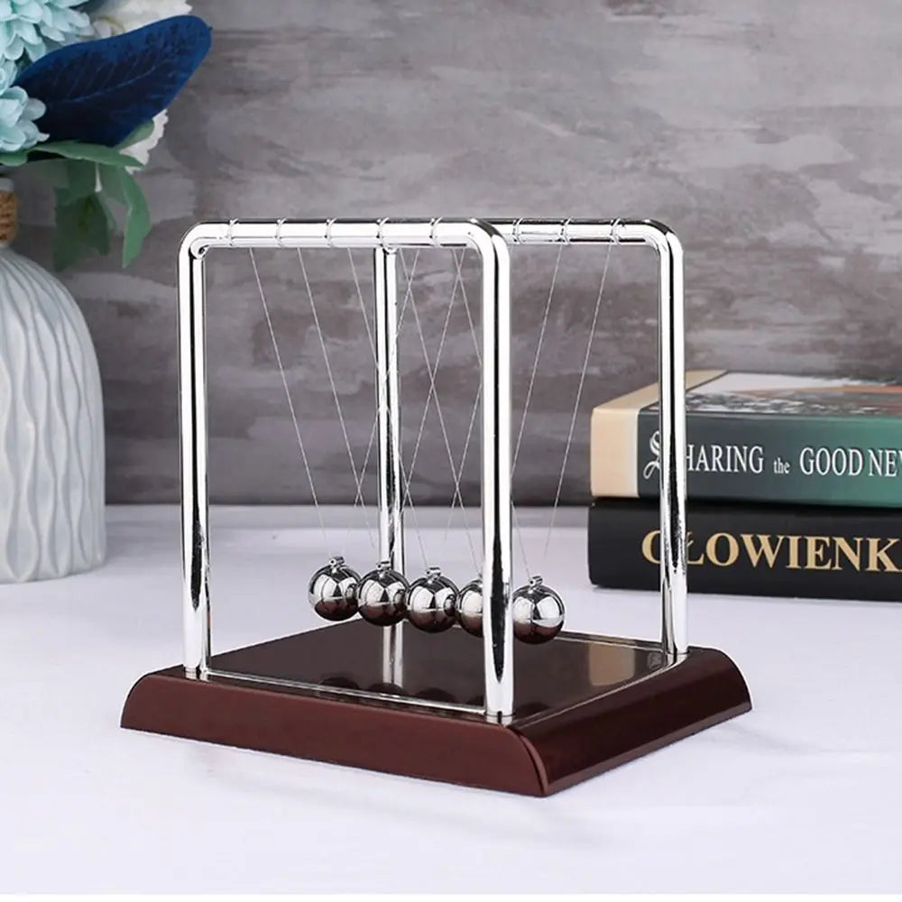 1 PC Cradle Balance Steel Balls School Teaching Supplies Physics Science Pendulum Desk Toy Gifts Home Decoration