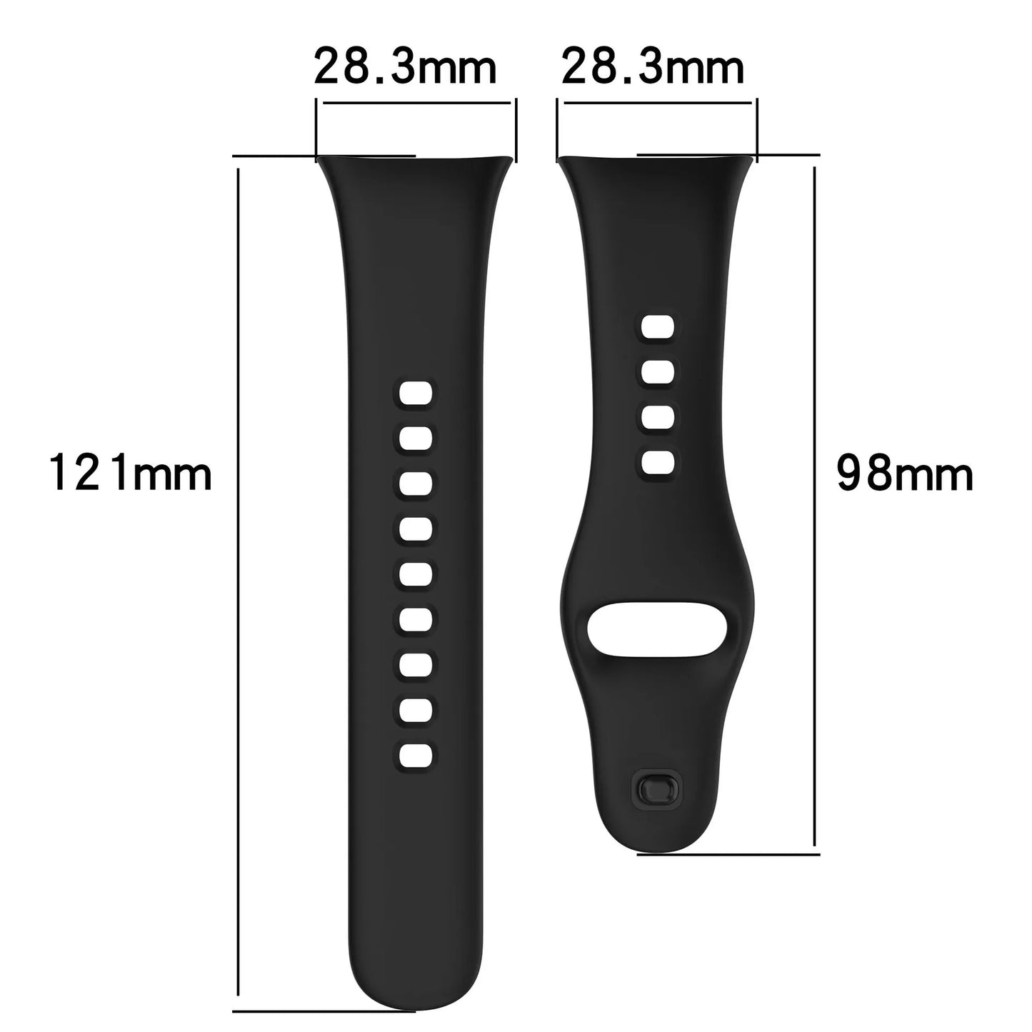 Silicone Strap for Redmi Watch 3 Smart Watch Replacement Strap Wristband Sport Bracelet for Redmi Watch3 Soft TPU Straps