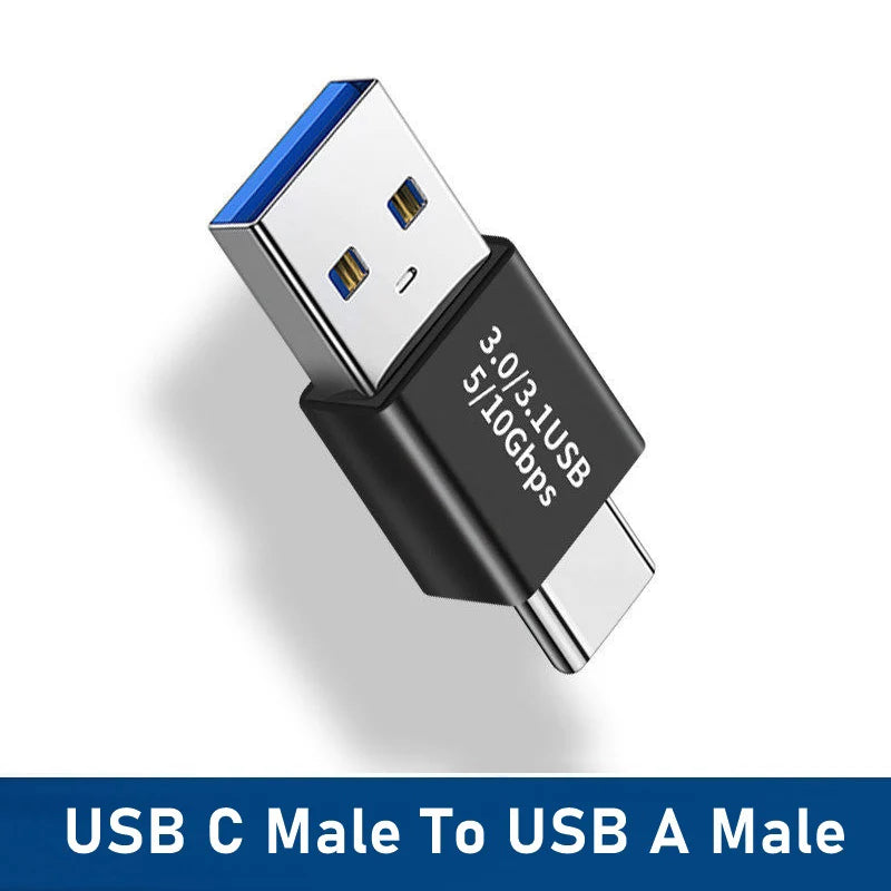 USB 3.0 Connector USB To USB Adapter 5Gbps Gen1 Male to Male Female USB Converter SSD HDD Cable Extender USB 3.0 Extension Plug