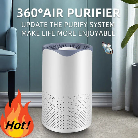 Air Purifier Remove Dust Remove Second-hand Smoke Formaldehyde Home Desktop Small Portable Air Disinfection Machine New Hot Sale