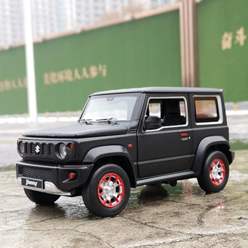 1:18 SUZUKI Jimny Alloy Diecast Car Models Off-Road Vehicles Toy with Sound and Light Car Model Simulation Collection Kids Gifts