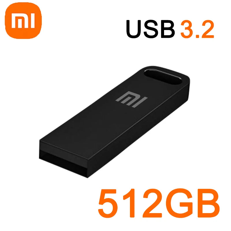 Xiaomi 2TB Flash Drive USB 3.2 Super High Speed Transfer Metal Mini U Disk Pen Drive Type C Memory Waterproof Disk SSD U Drive