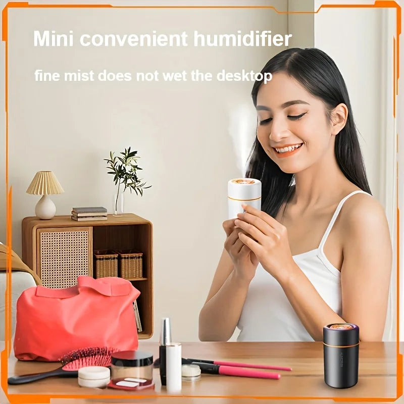 Mini USB Air Humidifier Electric Aroma Essential Oil Diffuser Purifier Aromatherapy Mist Maker Color Lights for Car Home Bedroom