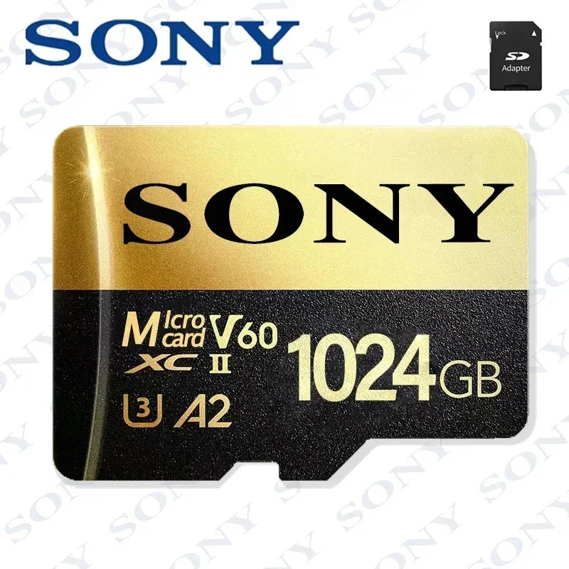 Original SONY New Micro SD Card 2TB 1TB High Speed Memory Card 512GB 128GB Class TF Card for Drone Equipment Audio PC Ps5 Game