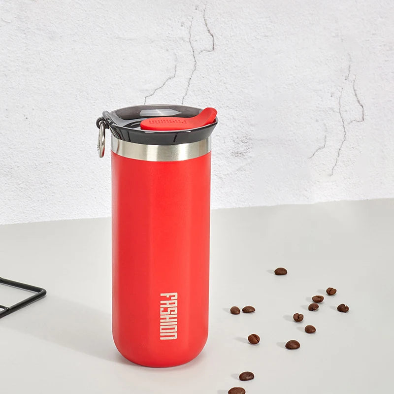 Thermal Mug Thermos Bottle for Coffee Tumbler Cup Water Bottle Stainless Steel Insulated Vacuum Flask Leakproof Travle Drinkware