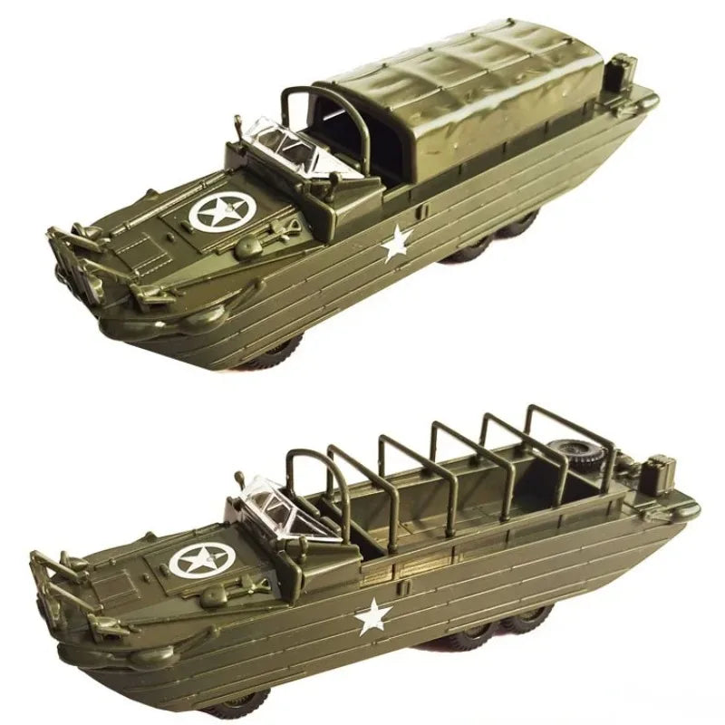 4D Assembled Amphibious Combat Vehicle Military 1/72  Model Boy Gift Toy